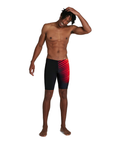 Speedo Men's Placement Jammer Black / Dragonfire Orange - Booley Galway