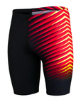 Speedo Men's Placement Jammer Black / Dragonfire Orange - Booley Galway