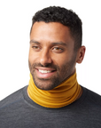 Smartwool Merino Reversible Pattern Neck Gaiter Honey Gold Dot - Booley Galway