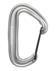 Black Diamond Miniwire Carabiner Light Gray - Booley Galway