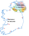 OSNI 1:50,000 Laminated Discoverer series Map - Booley Galway