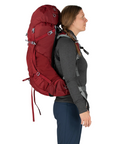 Osprey Women's Ariel 55L Claret Red - Booley Galway