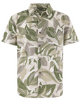 Sherpa Adventure Gear Men's Jangbu Short Sleeve Shirt Sage Sarus Crane - Booley Galway
