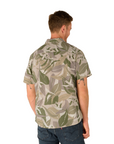 Sherpa Adventure Gear Men's Jangbu Short Sleeve Shirt Sage Sarus Crane - Booley Galway