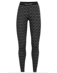 Icebreaker Women's 250 Vertex Leggings Alpine Geo Black / Snow - Booley Galway