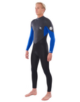 Rip Curl Men's Omega 5/3 Back Zip Steamer A Blue - Booley Galway