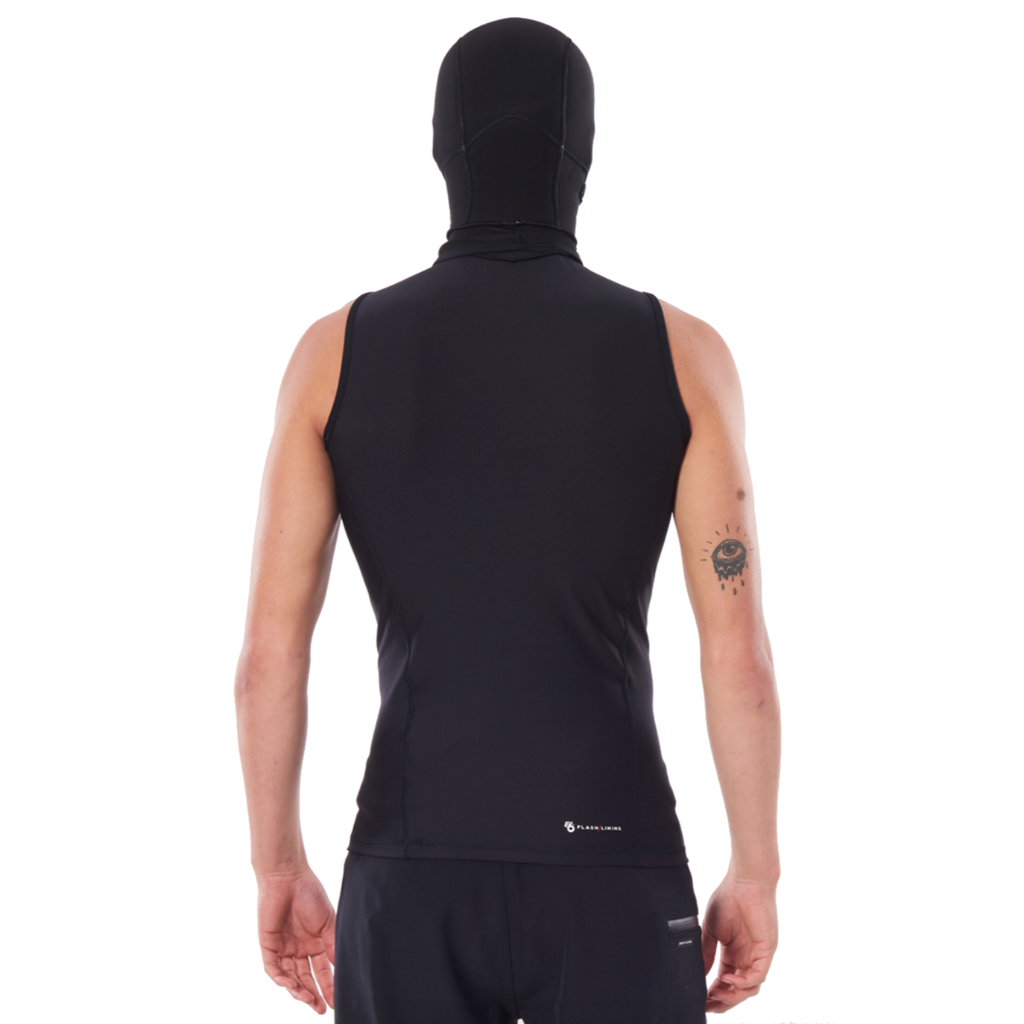 Rip Curl Men's FlashBomb Polypro Hooded Vest Black - Booley Galway
