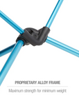 Helinox Table One Hard Top Black / Cyan Blue - Booley Galway
