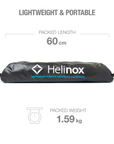 Helinox Table One Hard Top Large Black / Cyan Blue - Booley Galway