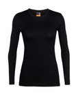 Women's 200 Oasis L/S Crewe Black - booley Galway