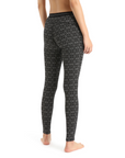 Icebreaker Women's 250 Vertex Leggings Alpine Geo Black / Snow - Booley Galway