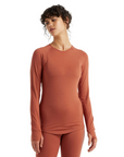 Icebreaker Women's 260 Zone L/S Crewe Clay - Booley Galway