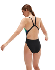 Speedo Women's Club Training Leaderback Black / Blue - Booley Galway