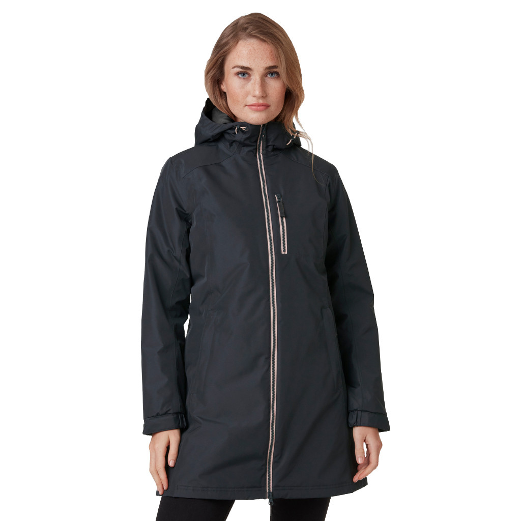 Helly Hansen Women's Long Belfast Winter Jacket Ebony - Booley Galway