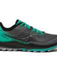 Saucony Women's Peregrine 11 Shadow / Jade - Booley Galway