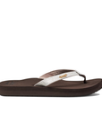 Reef Women's Star Cushion Sassy White / Brown - Booley Galway