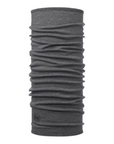 Buff Merino Wool Midweight Buff Light Grey Melange - Booley Galway