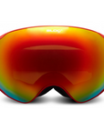 BLOC Evolution Matt Red / Dark Brown Red Mirror Lens - Booley Galway
