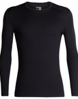 Icebreaker Men's 200 Oasis L/S Crewe Black - Booley Galway