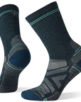 Smartwool Women's Hike Light Cushion Crew Socks Twilight Blue - Booley Galway