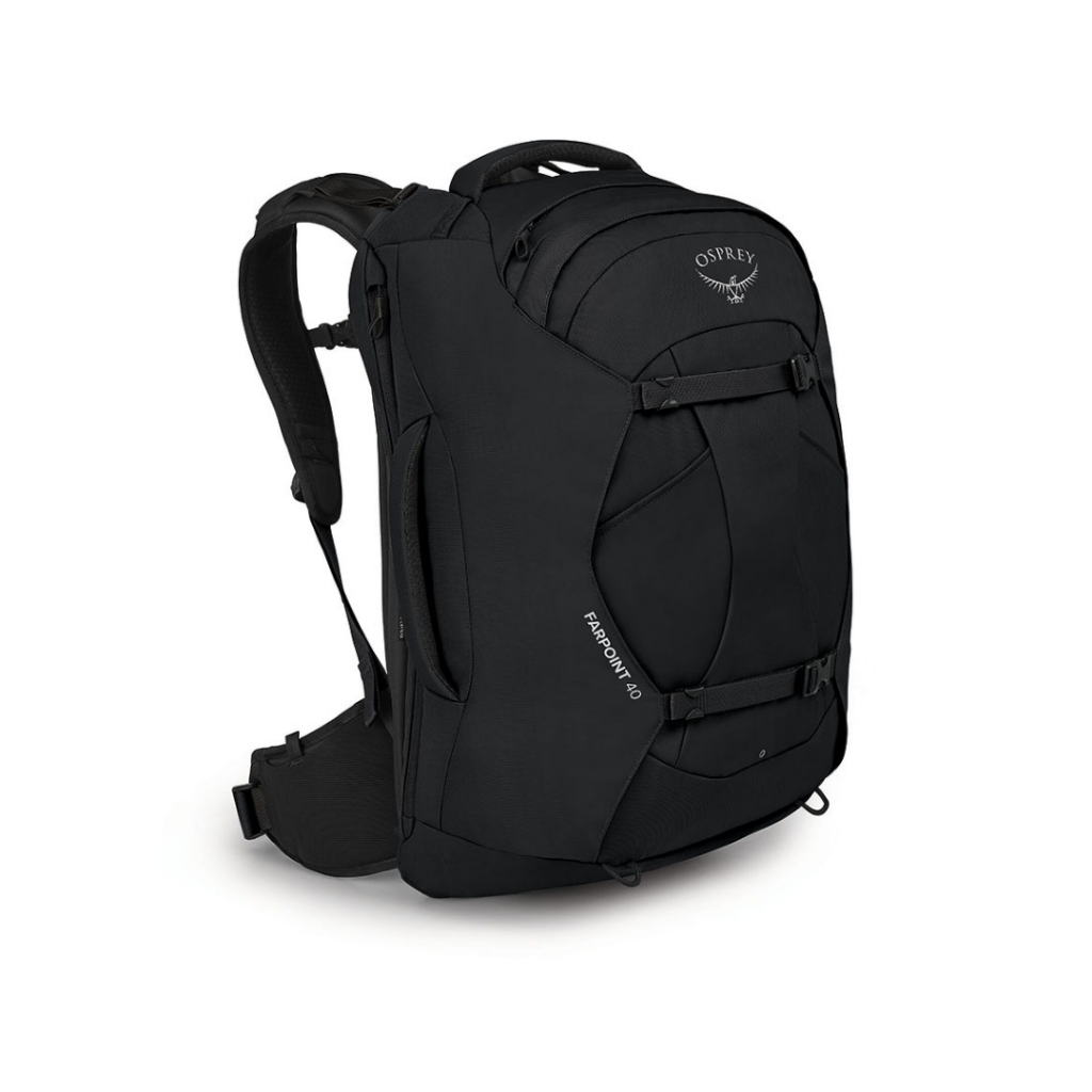 Osprey Men&#39;s Farpoint 40L Black - Booley Galway
