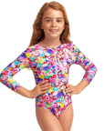 Funkita Kids Sun Cover One Piece Garden Party - Booley Galway
