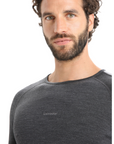 Men's 260 ZoneKnit L/S Crewe - Jet Heather / Black