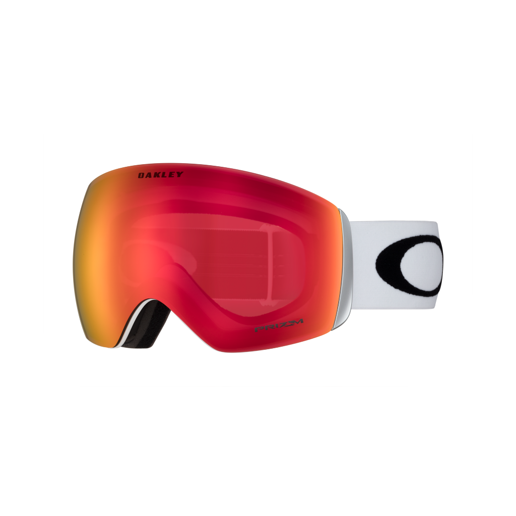 Oakley Flight Deck Snow Goggles - Large Matte White / Prizm Snow Torch Iridium Lens - Booley Galway