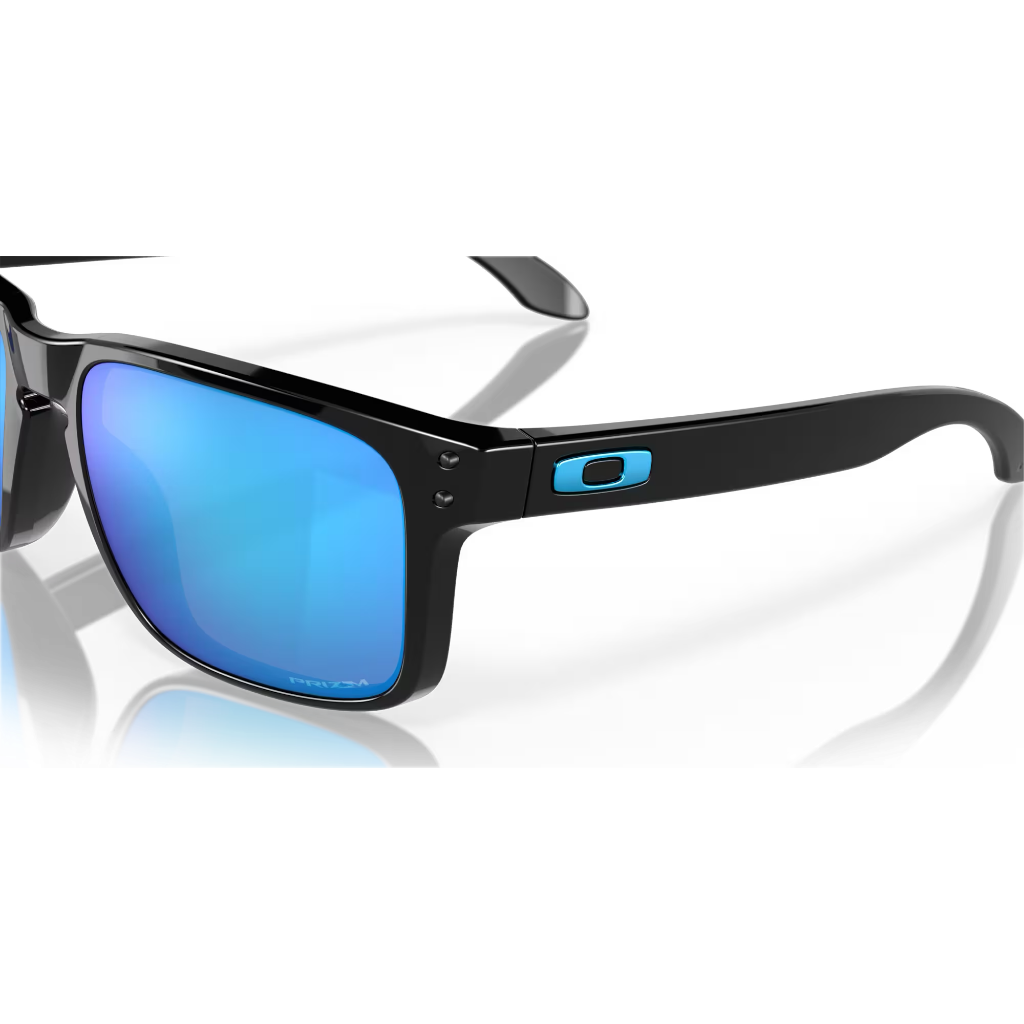 Oakley Holbrook Polished Black / Prizm Sapphire Lens - Booley Galway