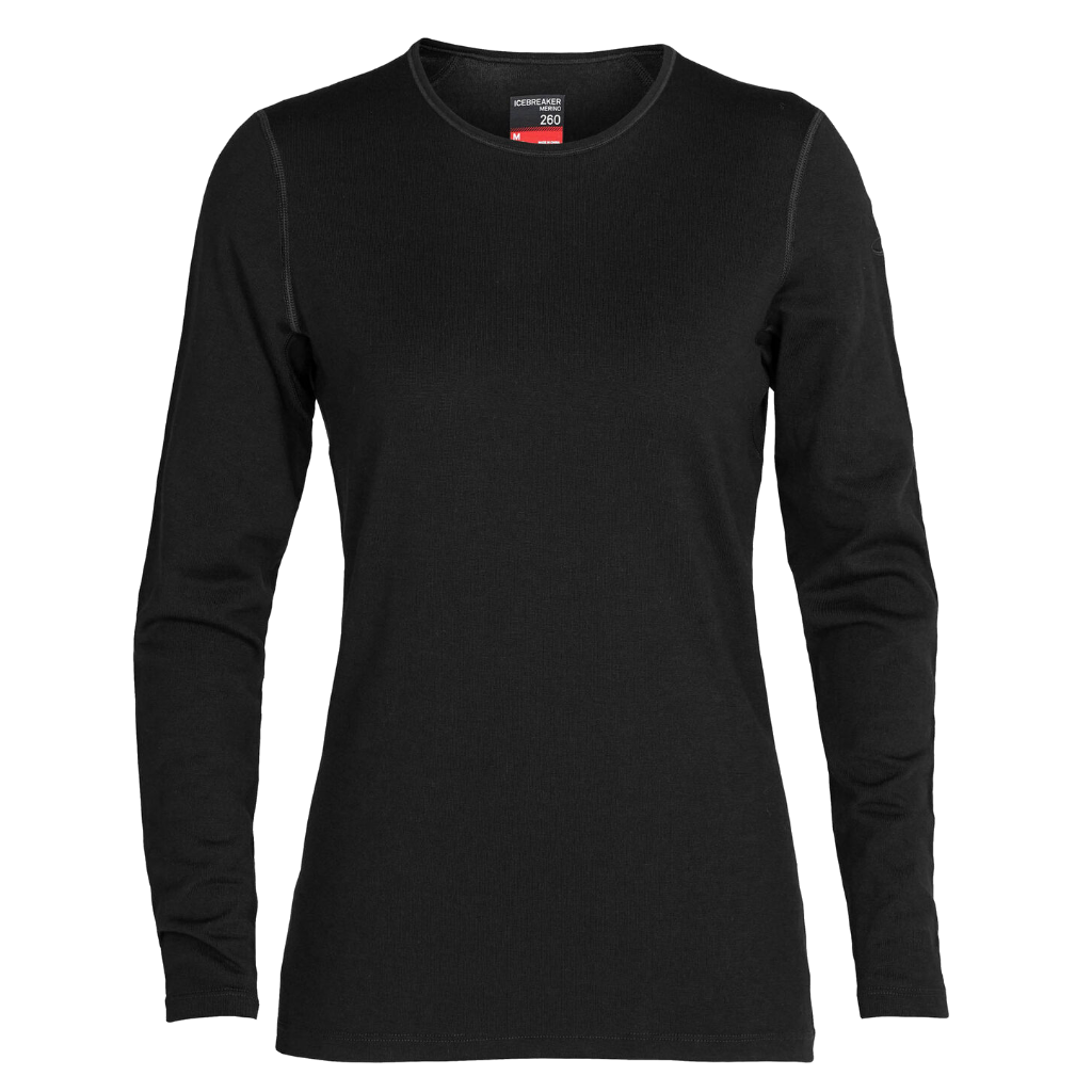 Women's 260 Tech L/S Crewe - Black