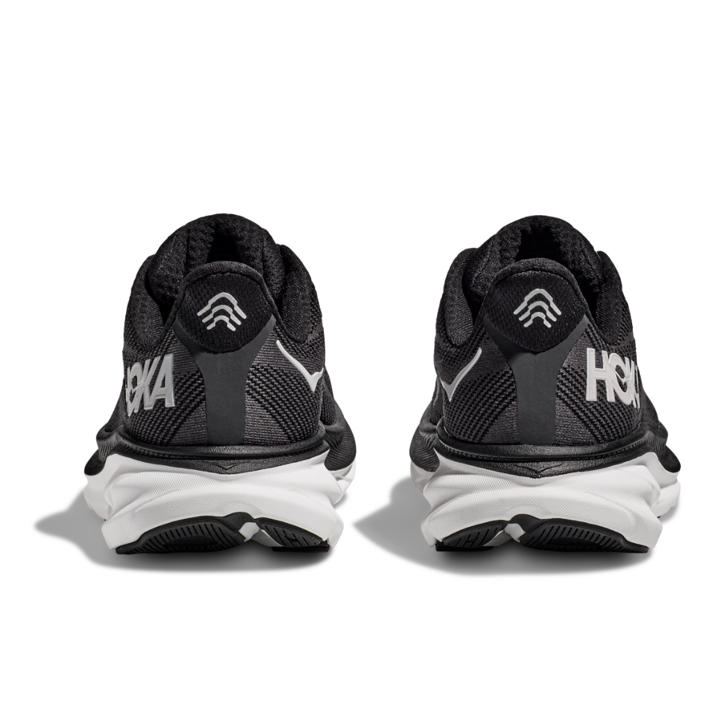 Hoka Women's Clifton 9 Black / White - Booley Galway