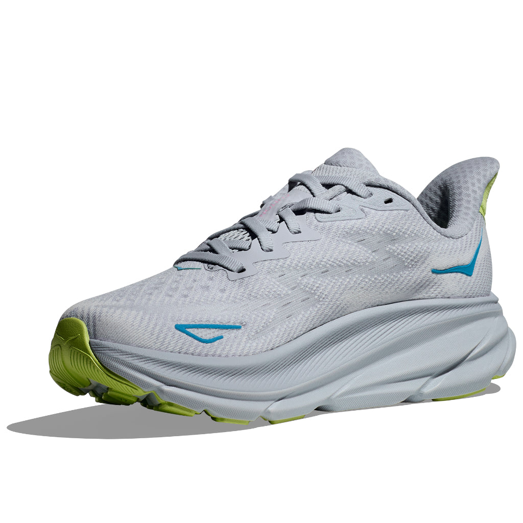 Hoka Women&#39;s Clifton 9 Gull / Sea Ice - Booley Galway