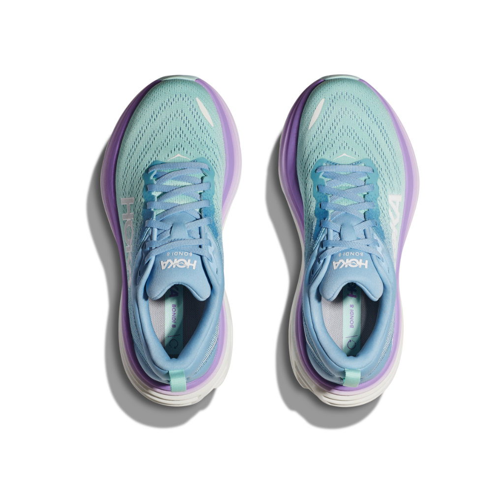 Hoka Women&#39;s Bondi 8 Airy Blue / Sunlit Ocean - Booley Galway