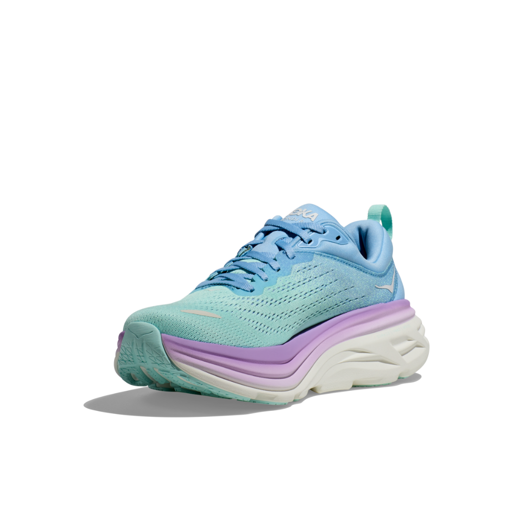 Hoka Women&#39;s Bondi 8 Airy Blue / Sunlit Ocean - Booley Galway