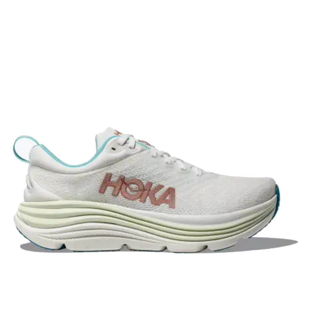 Hoka Women's Gaviota 5 Frost / Rose Gold - Booley Galway