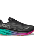 Hoka Men's Clifton 9 GTX Black / Electric Aqua - Booley Galway
