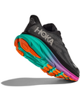 Hoka Men's Clifton 9 GTX Black / Electric Aqua - Booley Galway