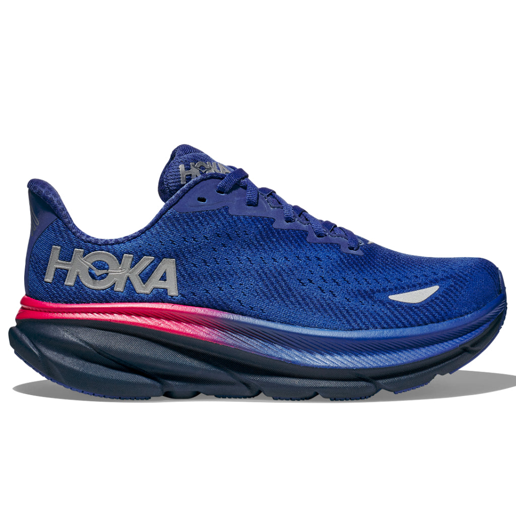 Hoka Women&#39;s Clifton 9 GTX Dazzling Blue / Evening Sky - Booley Galway