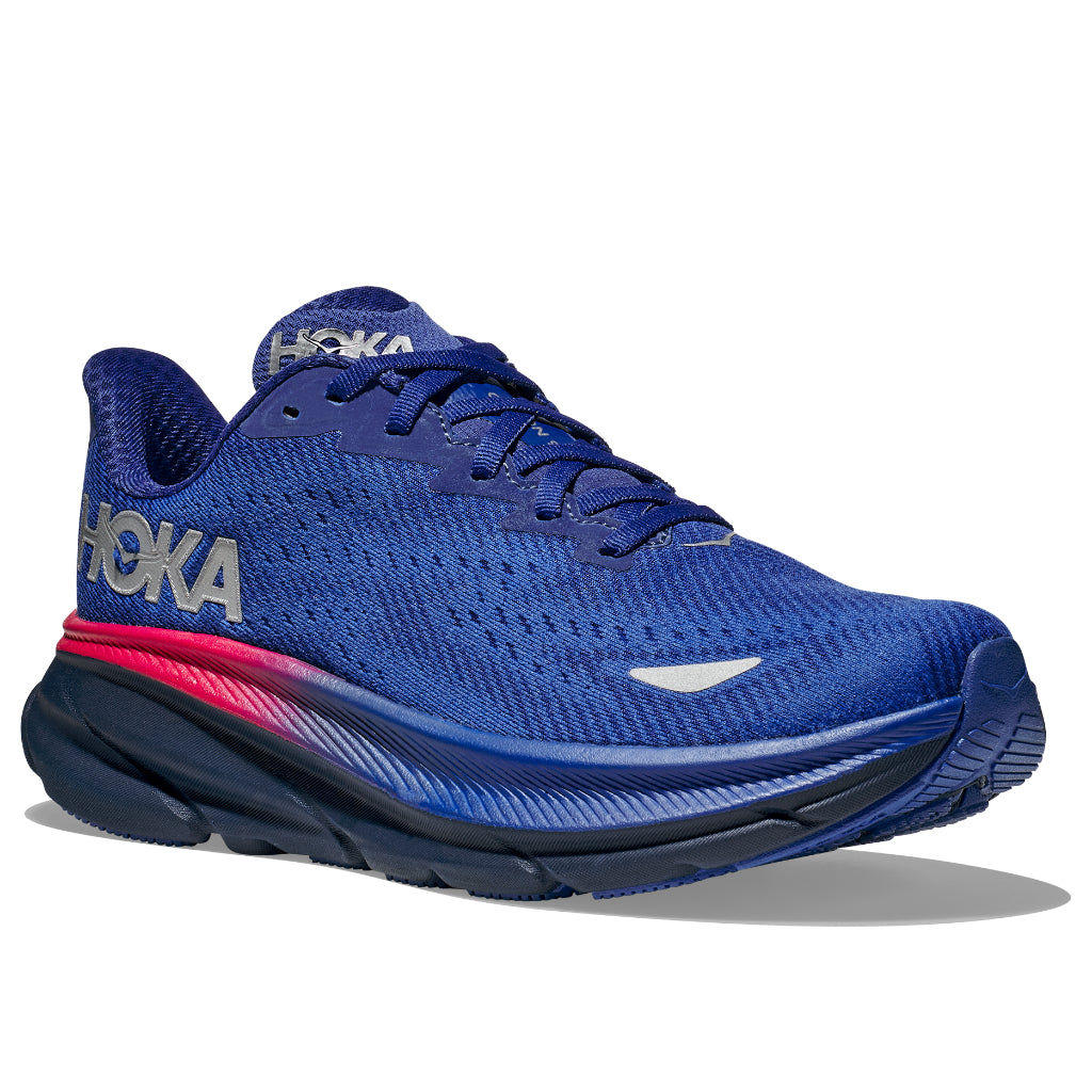 Hoka Women&#39;s Clifton 9 GTX Dazzling Blue / Evening Sky - Booley Galway