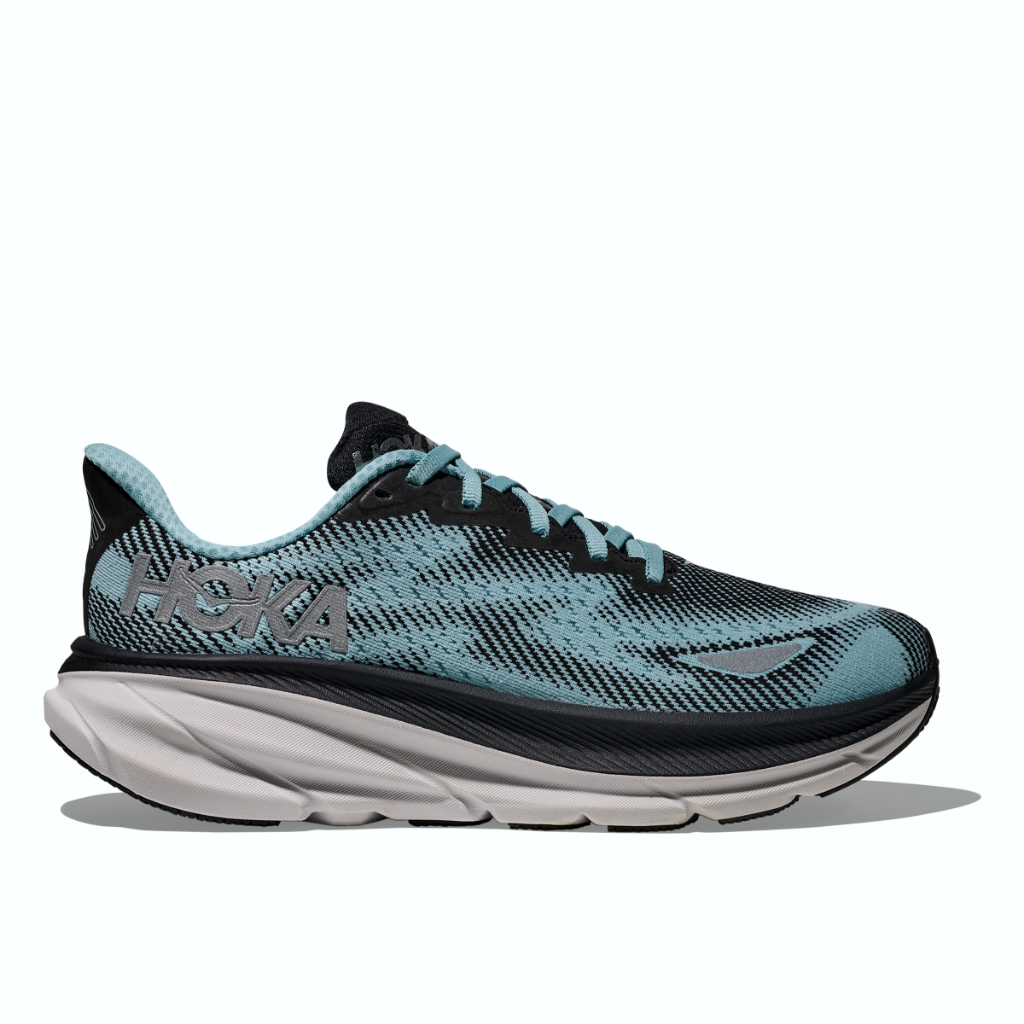Hoka Women's Clifton 9 GTX Black / Raindrop - Booley Galway