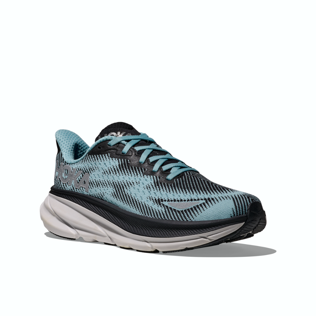 Hoka Women's Clifton 9 GTX Black / Raindrop - Booley Galway