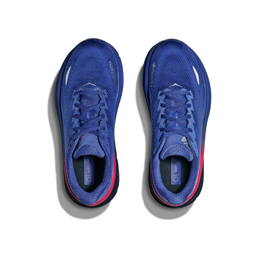 Hoka Women&#39;s Clifton 9 GTX Dazzling Blue / Evening Sky - Booley Galway