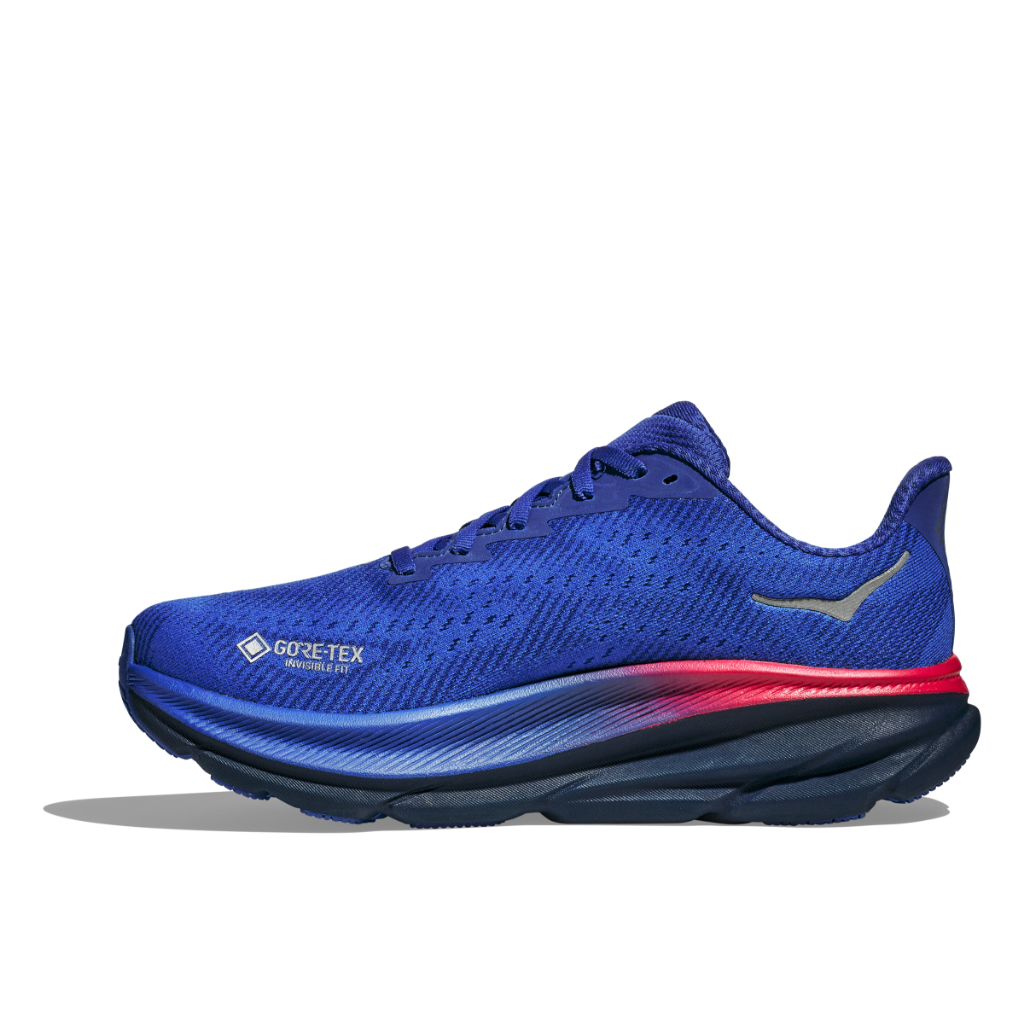 Hoka Women&#39;s Clifton 9 GTX Dazzling Blue / Evening Sky - Booley Galway