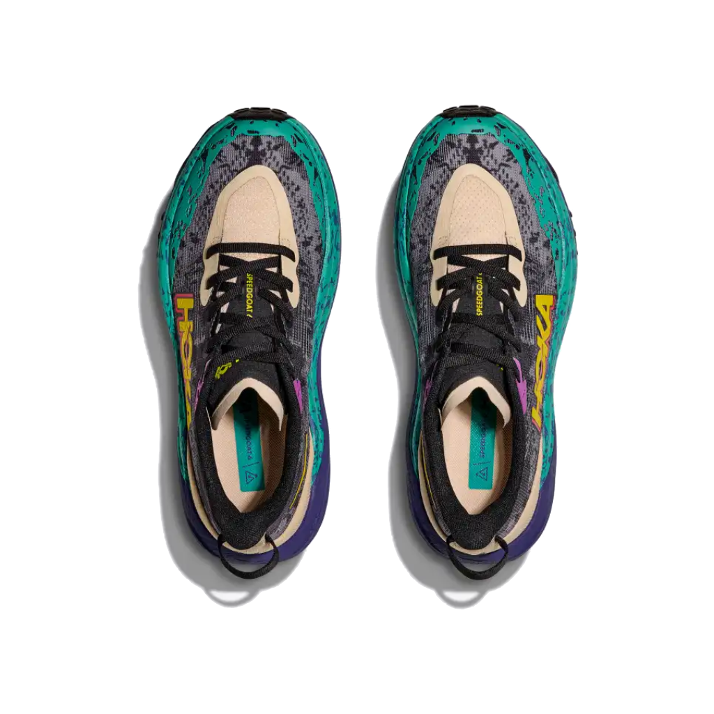 Hoka Men&#39;s Speedgoat 6 Oatmeal / Mountain Iris - Booley Galway