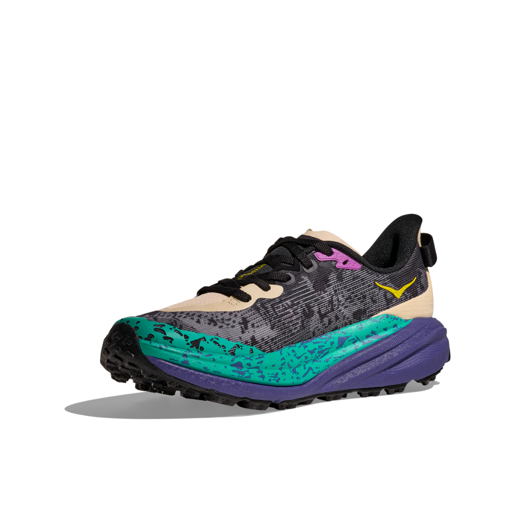Hoka Men&#39;s Speedgoat 6 Oatmeal / Mountain Iris - Booley Galway