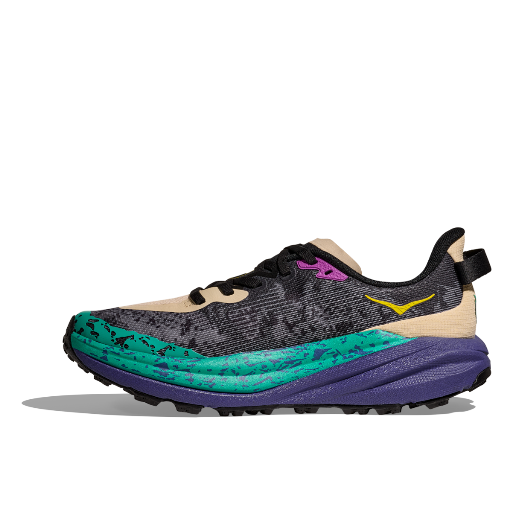 Hoka Men&#39;s Speedgoat 6 Oatmeal / Mountain Iris - Booley Galway