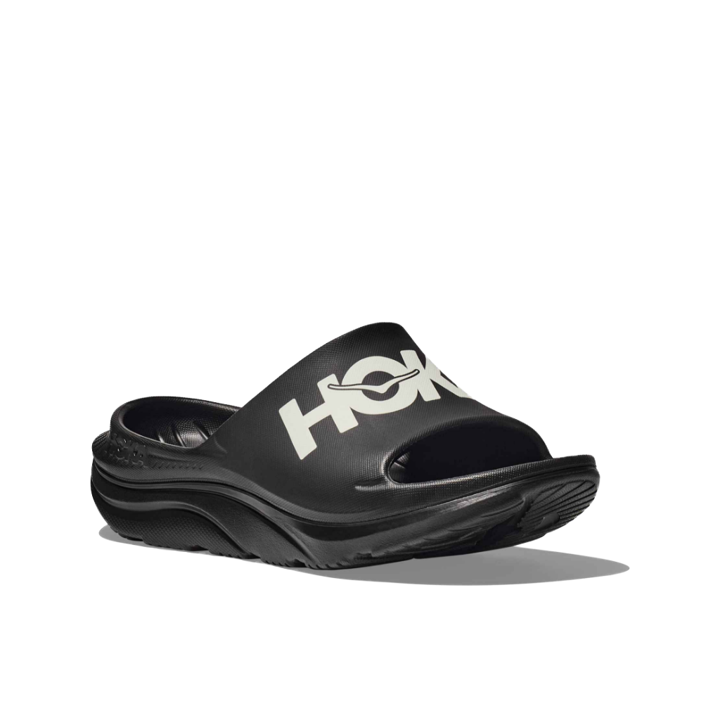 Hoka Unisex Ora Athletic Slide Varsity Black / White - Booley Galway