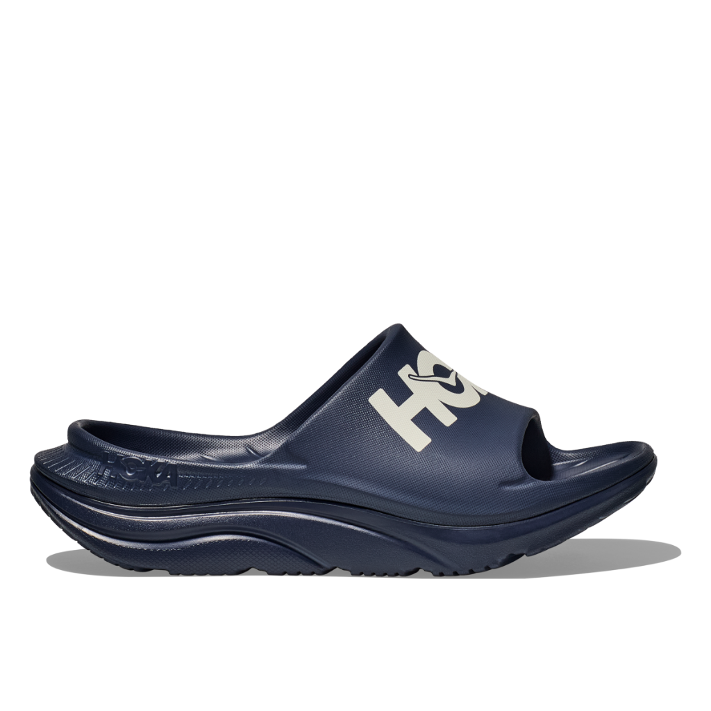 Hoka Unisex Ora Athletic Slide Varsity Navy / White - Booley Galway
