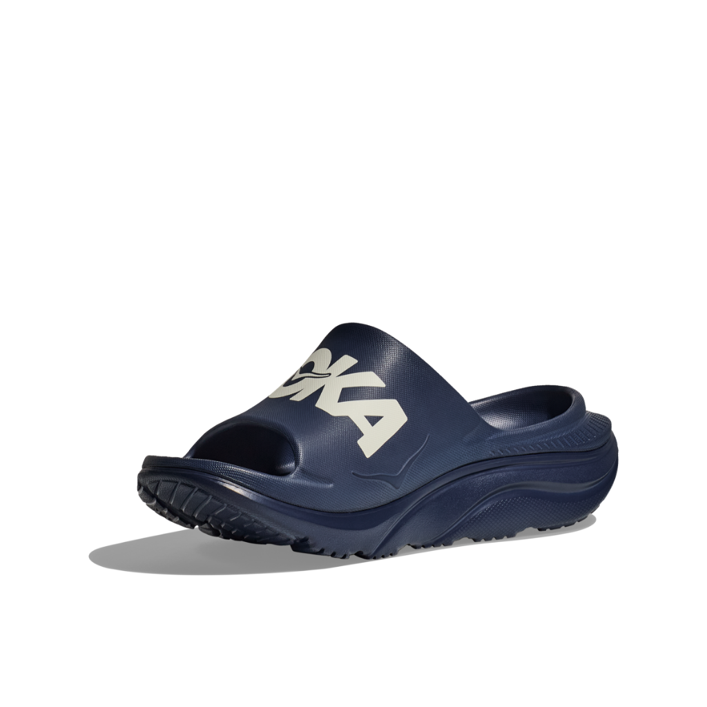 Hoka Unisex Ora Athletic Slide Varsity Navy / White - Booley Galway