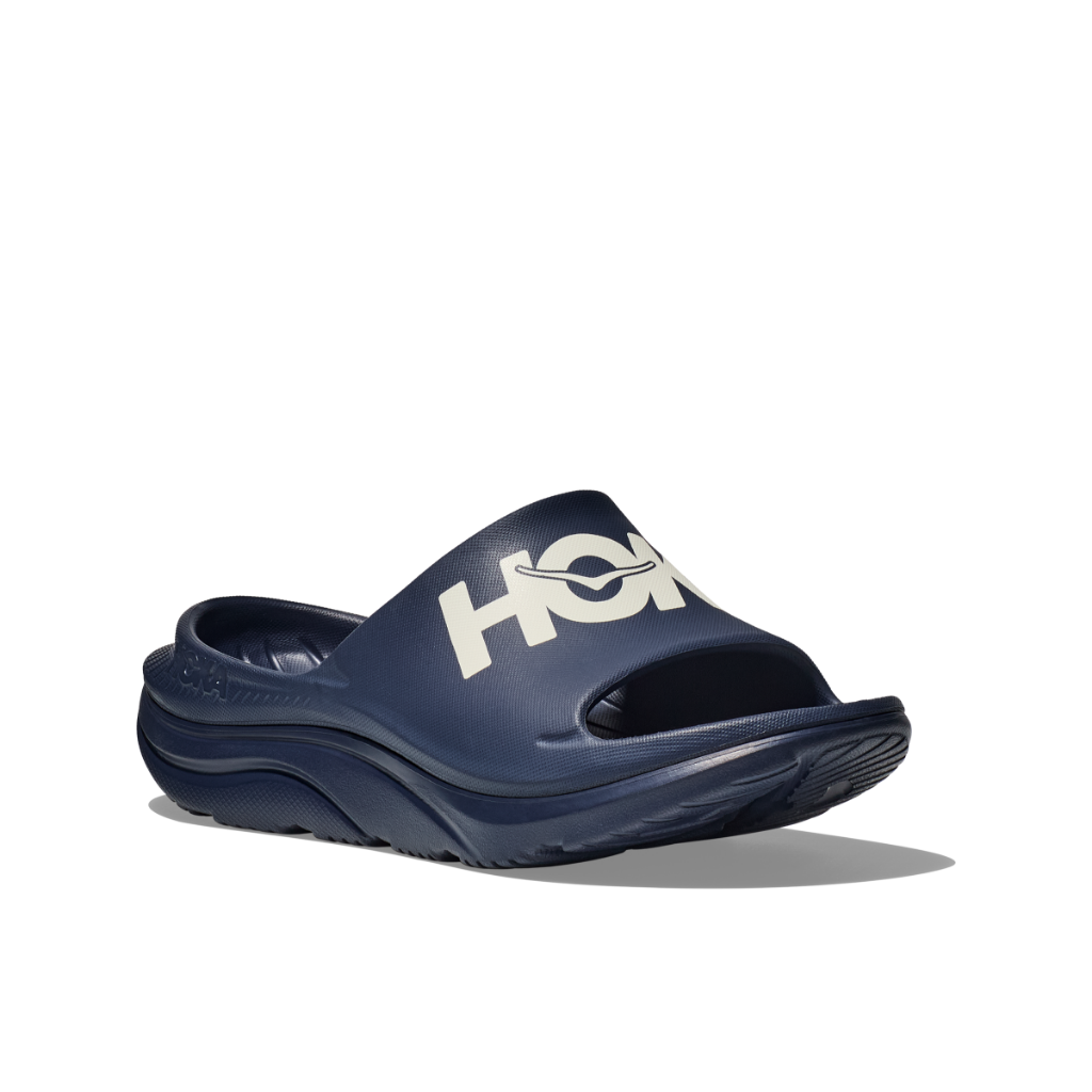 Hoka Unisex Ora Athletic Slide Varsity Navy / White - Booley Galway